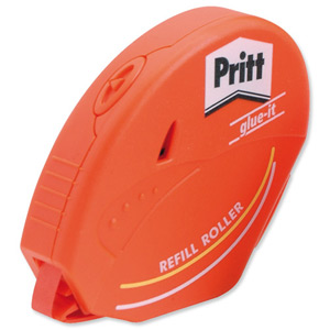 Pritt Glue-It Roller Adhesive Dispenser with Refill Cartridge Re-stickable Ref 485520 Ident: 351A