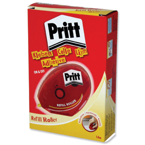 Pritt Glue-It Roller Adhesive Refill Cartridge Cassette for Dispenser Re-stickable Ref 434703