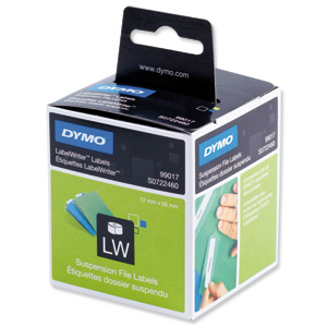 Dymo LabelWriter Labels Suspension File 50x12mm Ref 99017 S0722460 [Pack 220] Ident: 721F