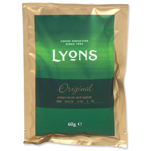 Lyons Original Ground Coffee for Filter 3 Pint Sachet Ref A02990 [Pack 50] Ident: 613D