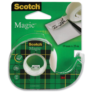 Scotch Magic Tape on Dispenser 19mmx25m Ref 8-1925D Ident: 360C