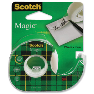 Scotch Magic Tape on Dispenser 19mmx25m Ref 8-1925D