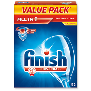 Finish Dishwasher Tablets All In 1 Ref N07371 [Pack 52]