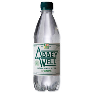 Abbey Well Natural Mineral Water Bottle Plastic Sparkling 500ml Ref 3791[Pack 24] Ident: 623D