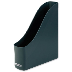 Rexel Agenda2 Magazine Rack File Finger-pull Recycled A4 Charcoal Ref 2101022 Ident: 325A