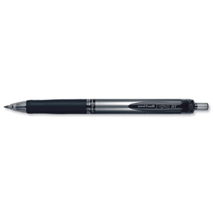 Uni-ball SigNo Gel RT Rollerball Pen Retractable Fine 0.7mm Tip 0.5mm Line Black Ref 9004000 [Pack 12]