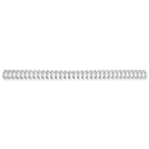 GBC Binding Wire Elements 34 Loop for 55 Sheets 6mm A4 Silver Ref RG810497 [Pack 100] Ident: 708E