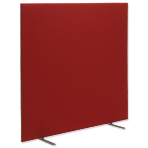 Trexus 1600 Screen Free-standing with Stabilising Feet W1600xH1500mm Burgundy