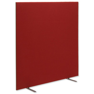 Trexus 1200 Screen Free-standing with Stabilising Feet W1200xH1500mm Burgundy