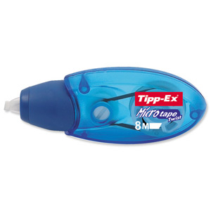 Tipp-Ex Micro Tape Twist Correction Roller with Rotating Cap 5mmx8m Ref 8706151 [Pack 10] Ident: 114C