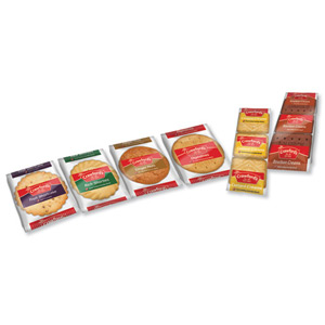 Crawfords Mini Packs Assorted Biscuits 6 Varieties Ref VTPCBC100 [Pack 100] Ident: 621A