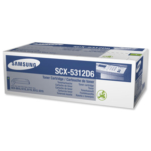Samsung Fax Toner Cartridge Page Life 6000pp Black Ref SCX5312D6/ELS Ident: 833A