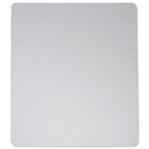 Chair Mat Polycarbonate Rectangular for Carpet Protection 1200x1340mm Clear Ident: 500A
