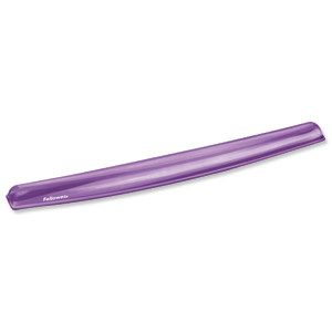 Fellowes Crystal Keyboard Wrist Rest Gel Purple Ref 91437 Ident: 740D