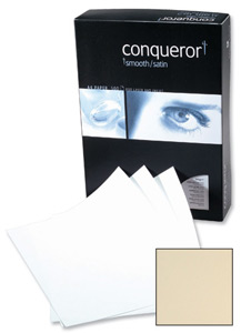 Conqueror Prestige Paper Ultra Smooth Finish Box 100gsm A4 Cream Ref CQX0324CRNW [500 Sheets] Ident: 15B
