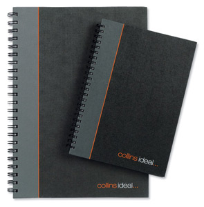 Collins Ideal Manuscript Book Wirebound 80gsm Ruled 192 Pages A4 Ref 6428W