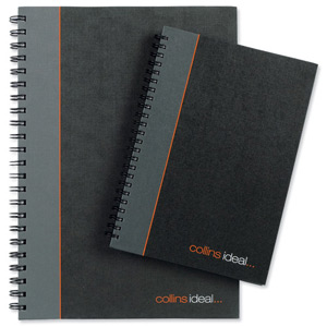 Collins Ideal Manuscript Book Wirebound 80gsm Ruled 192 Pages A5 Ref 468W