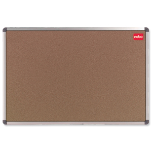 Nobo Classic Office Noticeboard Cork with Fixings and Aluminium Trim W1200xH900mm Ref 30530321