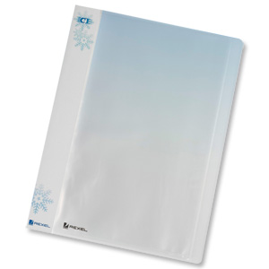 Rexel Ice Display Book Polypropylene 40 Pockets A4 Clear Covers Ref 2102041 [Pack 10] Ident: 298A