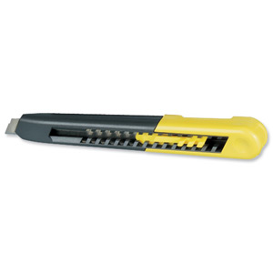 Stanley Heavy-duty Knife with ABS Plastic Body and 18mm Snap-Off Blade Ref 0-10-151 Ident: 108K