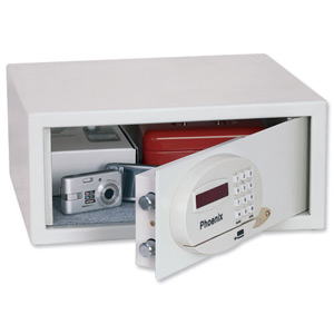 Phoenix Saracen Safe Cash and Valuables 8 Digit Electronic Lock W432xD360xH229mm Grey Ref SS0936E