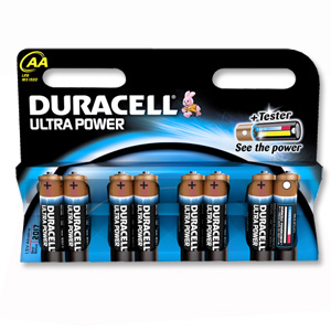 Duracell Ultra Power MX1500 Battery Alkaline 1.5V AA Ref 81235497 [Pack 8] Ident: 647D