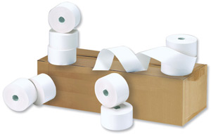 Cash Register Rolls 76x76x12.7mm Length 62m Ref CR60 [Pack 20]