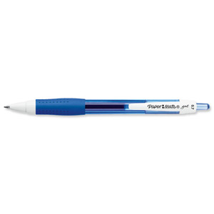 Paper Mate Gel Rollerball Pen 0.7mm Tip 0.5mm Line Blue Ref S0903220 [Pack 12] Ident: 69A