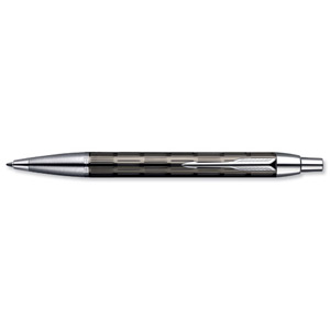 Parker IM Premium Twin Chiselled Ball Pen Blue Ink Ref S0908610