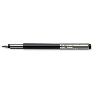Parker Premium Vector Fountain Pen Stainless Steel Nib Black and Stainless Steel Trim Ref S0908800 Ident: 86C