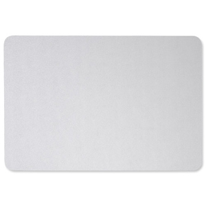 Chair Mat Polycarbonate Rectangular for Hard Floor Protection 1190x750mm Translucent Ident: 500A