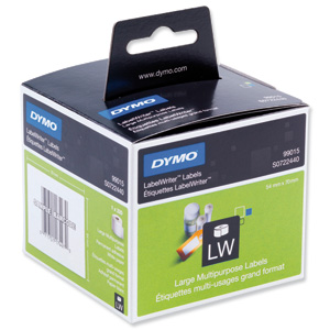 Dymo Labelwriter Labels 3.5 inch Diskette 54x70mm Ref 99015 S0722440 [Pack 320] Ident: 721F