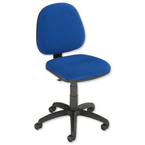 Trexus Office Operator Chair Medium Back H300mm Seat W460xD430xH460-580mm Blue Ident: 401C