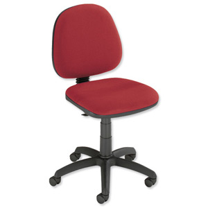 Trexus Office Operator Chair Medium Back H300mm Seat W460xD430xH460-580mm Burgundy