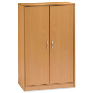 Influx Basic Standard Cupboard Medium W740xD390xH1200mm Beech