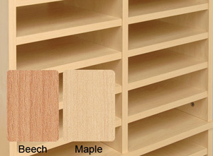 Tercel Post Room Shelves for Sorter Base Maple [Pack 5] Ident: 457C