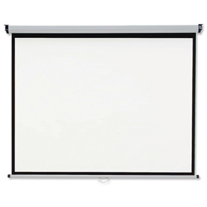 Nobo Wall Projection Screen for DLP LCD 4:3 Format Black-bordered W1500xH1138mm Ref 1902391