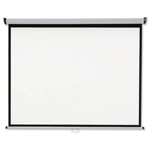 Nobo Wall Projection Screen for DLP LCD 4:3 Format Black-bordered W1500xH1138mm Ref 1902391