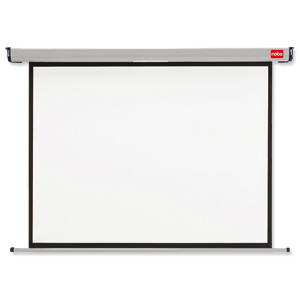Nobo Wall Projection Screen for DLP LCD 4:3 Format Black-bordered W2400xH1813mm Ref 1902394
