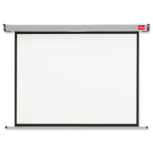 Nobo Wall Projection Screen for DLP LCD 4:3 Format Black-bordered W2400xH1813mm Ref 1902394 Ident: 254C