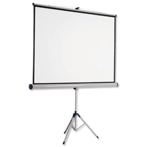 Nobo Tripod Projection Screen for DLP LCD 4:3 Format Black-bordered W1500xH1138mm Ref 1902395 Ident: 254B