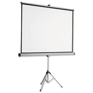 Nobo Tripod Projection Screen for DLP LCD 4:3 Format Black-bordered W2000xH1513mm Ref 1902397