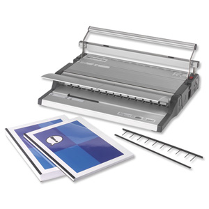 GBC SureBind 500 Office Strip Binder Manual Binds 500 Sheets Punches 25x80gsm A4 Ref 4400400