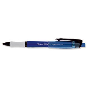 Paper Mate Replay.Max Ball Pen Erasable 1.0mm Tip 0.7mm Line Blue Ref S0835220 [Pack 12] Ident: 82F