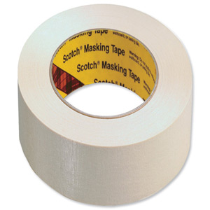 Scotch Masking Tape General Purpose Removes Cleanly 50mmx50m Ref 28315050 [Pack 6] Ident: 361F