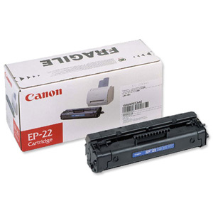 Canon EP-22 Laser Toner Cartridge Page Life 2500pp Black Ref 1550A003
