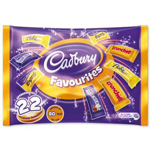 Cadbury Favourites Bag Fairtrade Chocolates 350g Ref A06966 Ident: 622A
