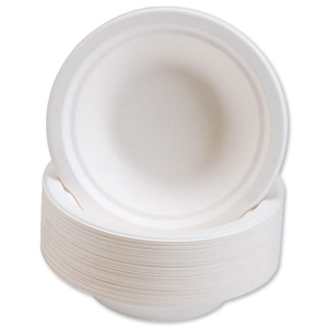 Bowls Rigid Biodegradable Microwaveable 12oz [Pack 50]