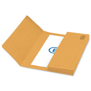 Elba Premium Document Wallet Capacity 38mm Foolscap Yellow Ref 100090264 [Pack 25]