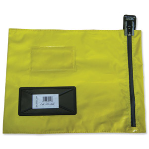 Versapak Mailing Pouch Durable PVC-coated Nylon 286x336mm Yellow Ref CVF1_YWS Ident: 161C